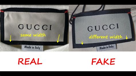 gucci t shirt original vs fake|vintage Gucci logo t shirt.